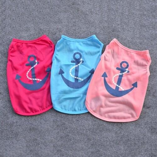 Cute Puppy Dog Clothes Summer Breathable T-shirt Vest Soft Dogs Clothes Pet Clothing Shirt Casual Vests For Small Pets Chihuahua