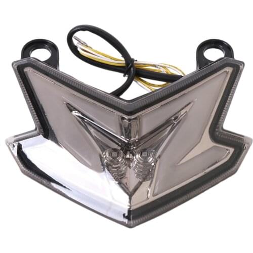 Motorcycle Tail Light LED Brake Lamp Tail Light Turn Signal Light Fit for Kawasaki Ninja Z800 Zx6R 636 Z125