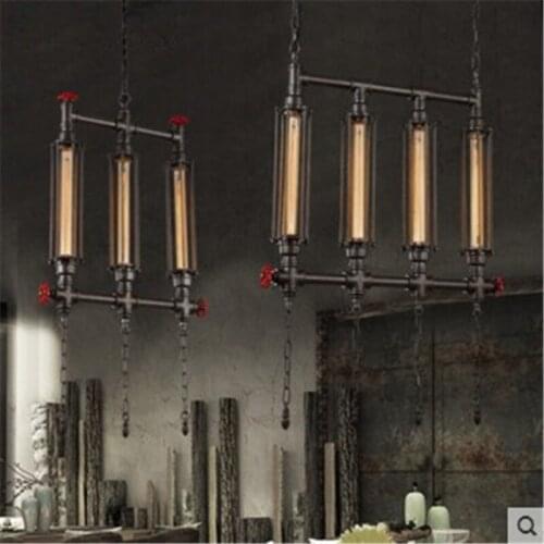 Retro creative american restaurant pendant lights industrial wind nostalgic bar club clothing living room Pendant lamp LO81103