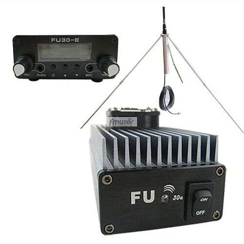 30W Professional FM amplifier transmitter 85 ~ 110MHz FU-30A broadcast KIT