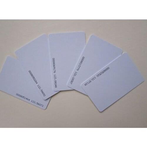 Rfid card, RF proximity EM card with 125kHz,0.8mm thin card, +min:500pcs