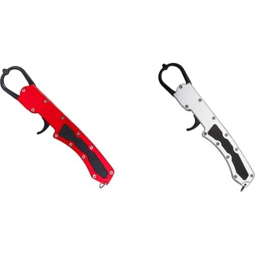 Aviation Aluminum Alloy Fishing Pliers Grip Loading Capacity 30Kg No-Puncture Lip Gripper with Tensile Strong