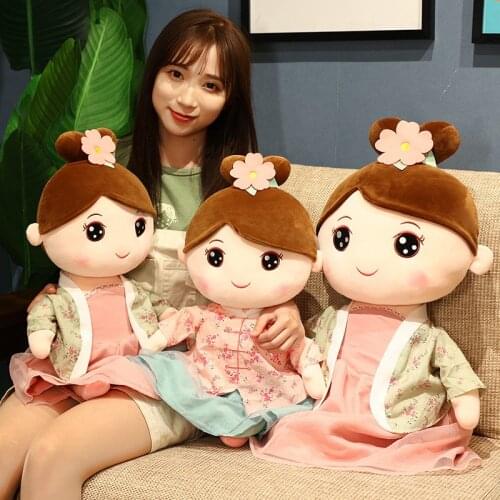 Cute cartoon character plush stuffed toy doll pillow childrens comfort toy home decoration ornaments comfortable and soft fabri