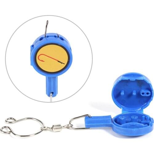 1Pcs Fishing Tackle Fish Hook Box Quick Knot Tool ABS Fast Tie Nail Knotter Cutter Fishhook Storage Box Fishing Accessories