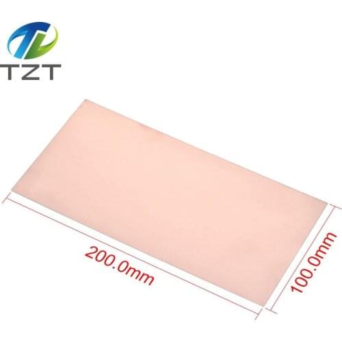 100x200x1.5mm single Sided Copper Clad Plate Pcb Circuit Board Fr4 Laminate 10x20cm