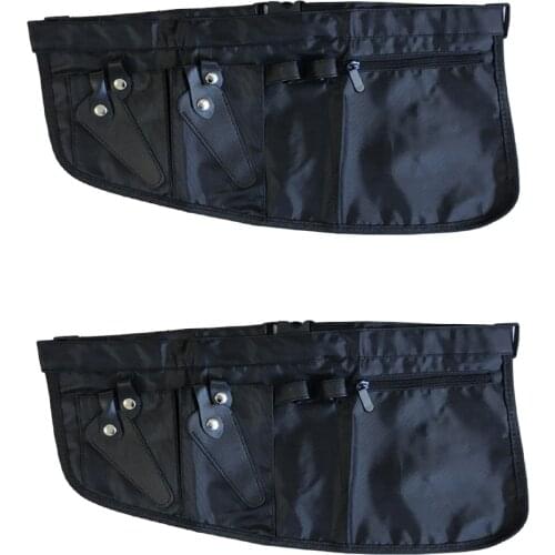 2x Hair Stylist Barber Accessories Tool Belt Black Adjustable Salon Pouch