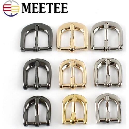 20pcs 14/16/20mm Buckles for Strap Bag Webbing Belt Pin Buckle DIY Leather Crafts Repair Accessories F3-25
