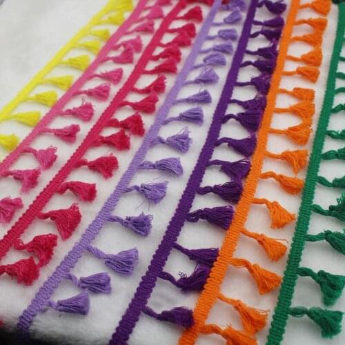 25meters Rainbow Tassel Lace Ribbon Fringe Drop Lace Trims DIY Wedding Party Crafts Handmade Sewing Curtain Clothes Accessory