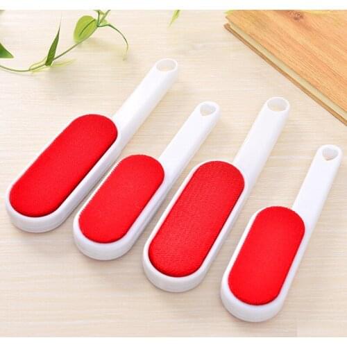 Electrostatic Brush Woolen Coat Dust & Pet Brush Woolen Bristle Scrub Cleaner Dusting Double-Sided Fur Cleaning Dust Hair Brush