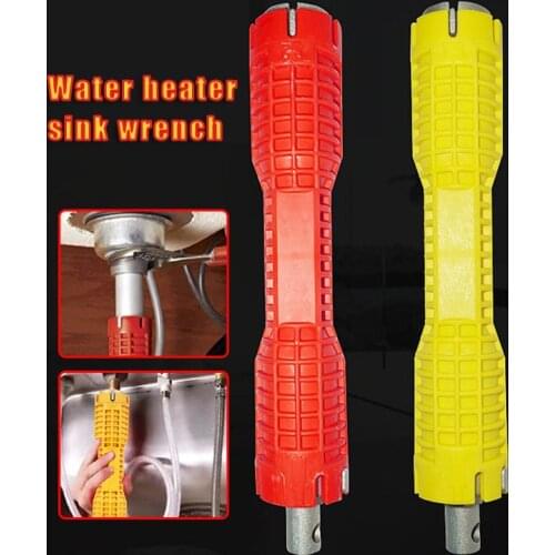 HOT 8-in-1 Sink and Faucet Installer Multi-purpose Socket Wrench Plumbing Tool for Toilet Bowl Sink Bathroom Kitchen
