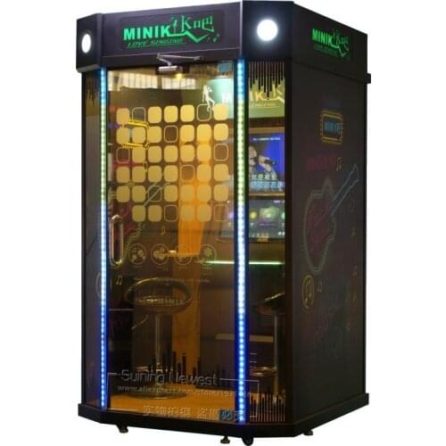 Game Hall Jukebox Music House Room Karaoke Box Soundproof Booth Singing Simulator Arcade Cabinet Mini KTV Game Machine