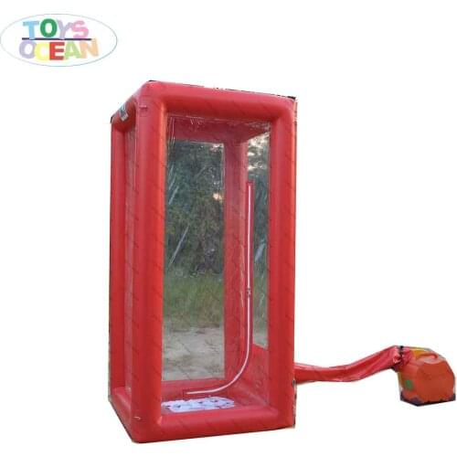Customized inflatable money booth cash grab machine for sale
