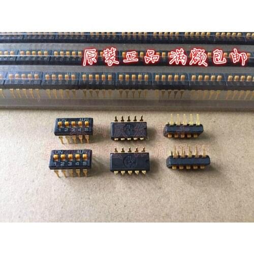 Original new 100% SSGM150100 dial switch 5-bit 5p spacing 2.54mm piano key code switch