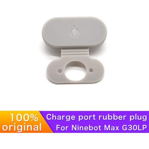 Original Charge port rubber plug For Ninebot KickScooter Max G30LP Electric Scooter Accessories