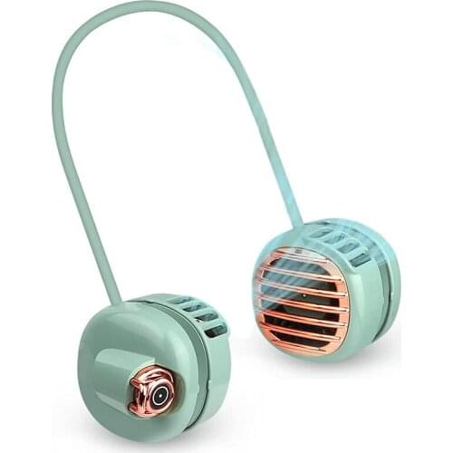 Portable Fan, Rechargeable Mini USB Fan, 4-Speed Foldable Neck Fan With Storage Box, USB Fan For Hiking, Outdoor Sports