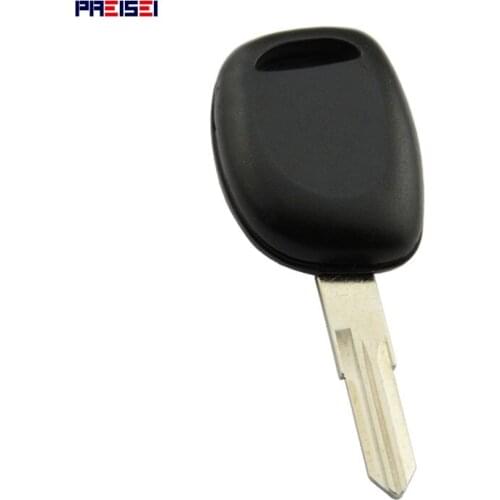 PREISEI 20pcs/lot Replacements Transponder Chip Car Key Covers Case Fob For Renault Logan Scenic Megane Laguna Auto Accessories