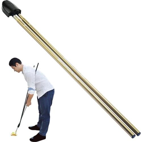 Golf Putting Training Aid Golf Putter Attaches to Most Putter Shaft Golf Swing Corrector Golf Swing Trainer 29.7"-49.2" long