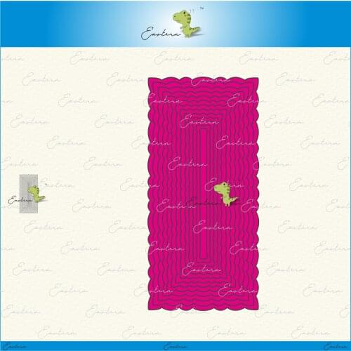 Scallop edge frame 1 metal cutting dies 2021 new diy molds Scrapbooking Paper Making die cuts crafts