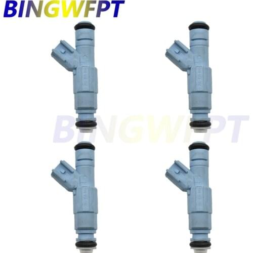 4Pcs Fuel Injector 0280155849 XF1E-A5B Fit For Jeep Grand Cherokee Dodge Dakota Durango Ram 1500 4.7L V8 2001-2007 Car