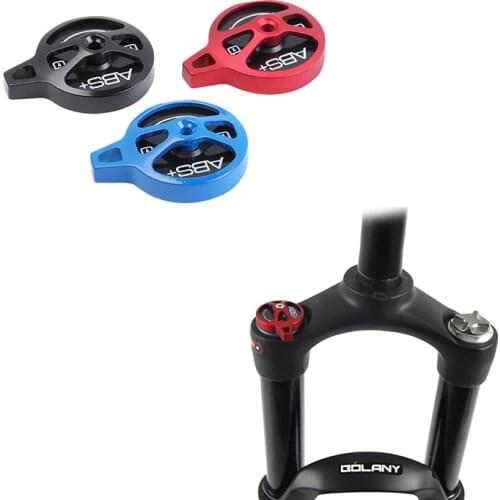 Bike Fork Lock Cover Shoulder Control Damper Fork Speed Lock Cover MTB Bike Fork Switch