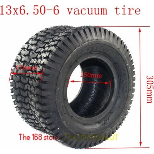 High quality 13X6.50-6 vacuum tire beach mower electric vehicle 13*6.50-6 tubeless tire lawn tire