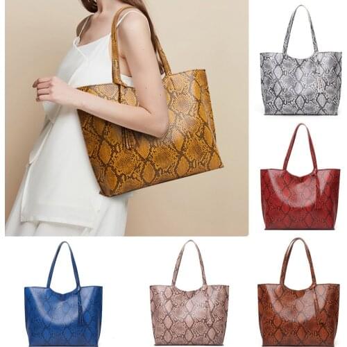 Women Serpentine Pattern Zipper Tassel Bag Handbag Armpit Bag Pu Leathercrossbody Bags For Women 2020 High Quality#g30