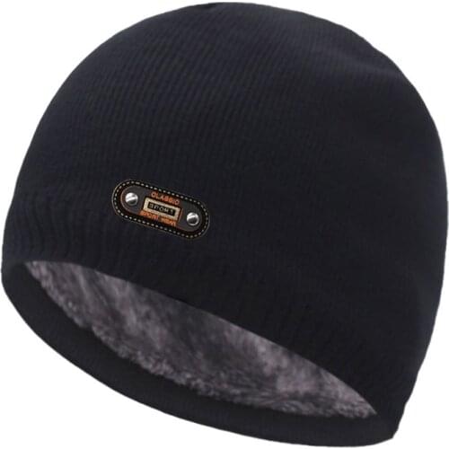 Womes Winter Hats For Men Skullies Beanies Knitted Hat Brimless cap Gorras Bonnet Fur Male Beanie Warm Thick Ski Girl Hat Cap