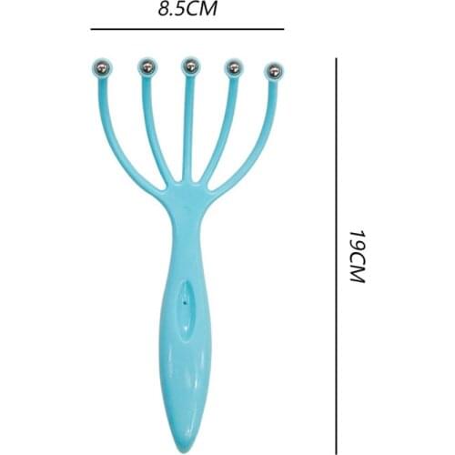 1pc Five Finger Head Relax Massager Hair Held SPA Scalp Neck Stress Relief Massage Release Head Physician Massager