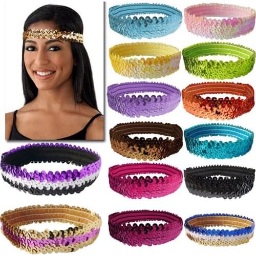 2019 Sequin Headbands free DHL