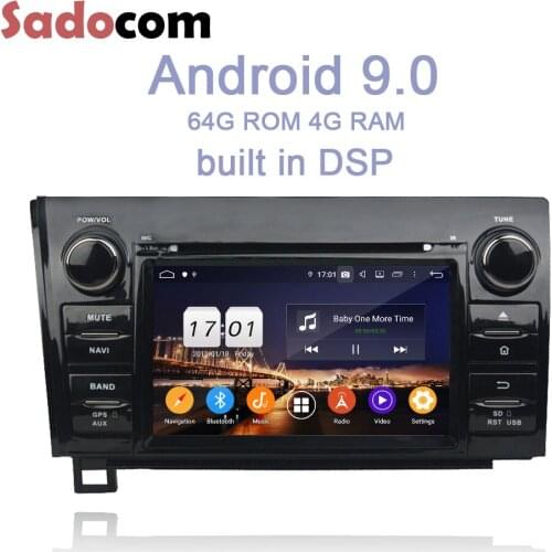 PX6 7" Android 10.0 Car DVD Player for Toyota Sequoia Tundra 2010-2012 4G RAM 64G ROM 8 Core GPS Glonass RDS autoRadio car radio
