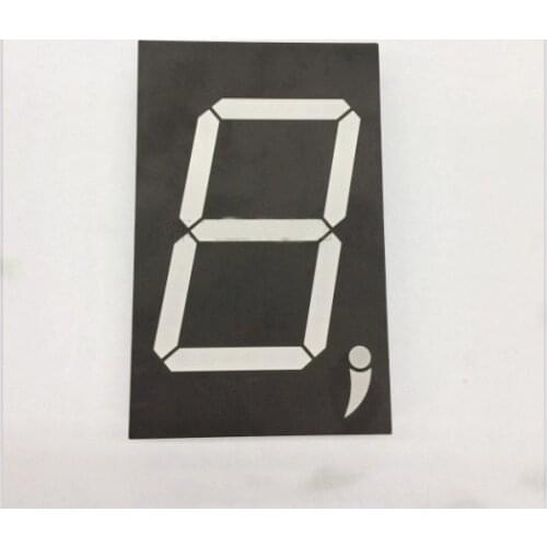 Free Ship 10pc Common anode led digital tube 3inch 1bit digital tube display with semicolon Red digital led tube factory direct