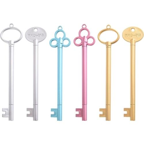 Creative Key Modeling Gel Pen Novelty Nature Pen 0.5MM Black Ink Student Writing Pen Stationery Gift School Supplies