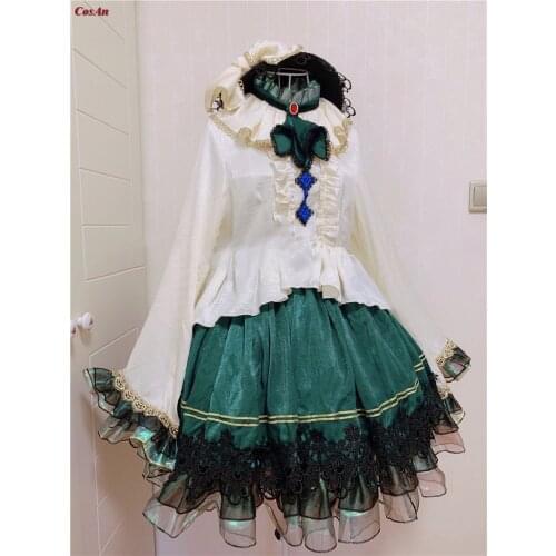 Hot Selling Game Touhou Project Komeiji Koishi Cosplay Costume Lovely Formal Skirt Carnival Party Role Play Clothing Custom-Make