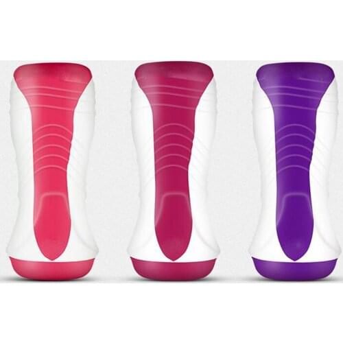 22cm x 15cm Artificial Vagina Masturbator Artificial Pussy Cup Silicone Sex Toys for Men Gift great sex stimulation and pleasure