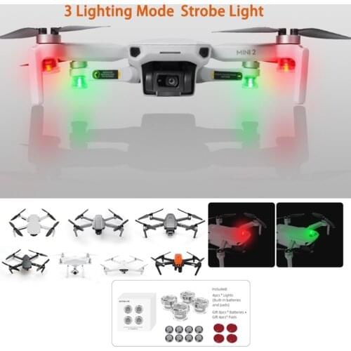 Drone Flash Strobe Lamp Night Flight Light For DJI Mavic Air 2 Mavic Mini 2 Phantom 4 FIMI X8 SE Drone Accessories