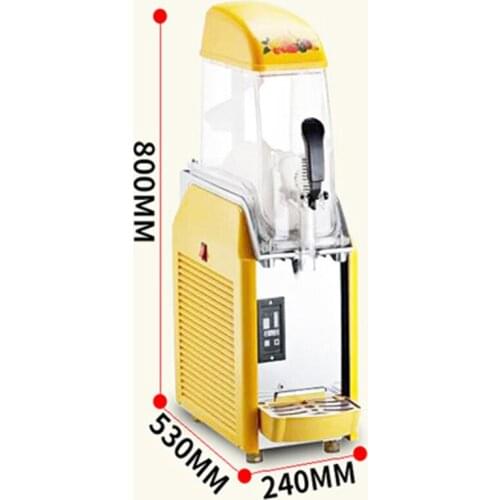 2tank Snow Melting Machine Mini Double Tank Slush Machine Cold Drink Maker Smoothies Granita Machine Sand Ice Machine