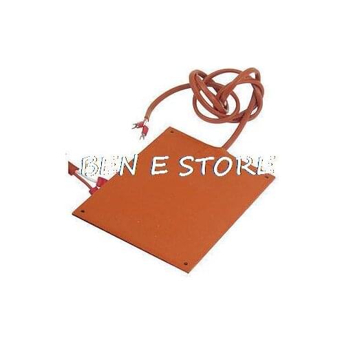 Machine Silicone Rubber Rectangle Heating Heater 100W 220V 185mmx120mm