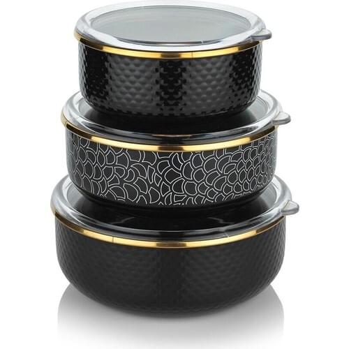 Schafer Glaze Storage Container Set 3'lü