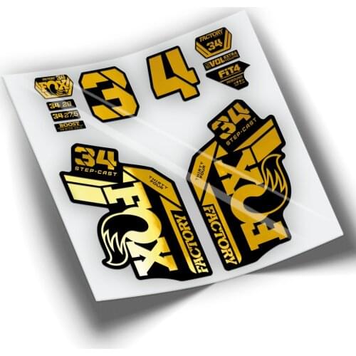 Stickers fork bicycle FOX 34 FACTORY STEP CAST 2021 WP413