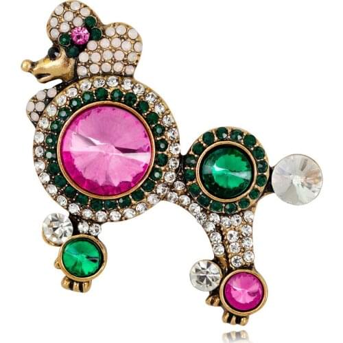 New fashion cartoon character to ms color puppy dog brooch high-grade corsage, Dan embellish manufacturer wholesale