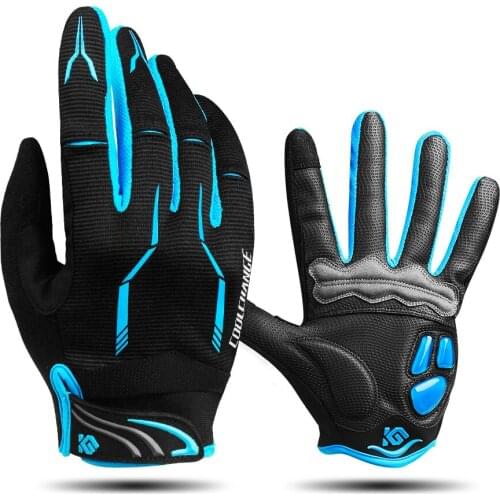 【New store 】 Winter Cycling Gloves Touch Screen GEL Riding MTB Bike Gloves Sport Full Finger Motorcycle Bicycle Gloves Men Woman