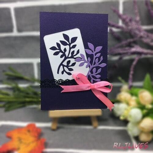 Leave Frame Metal Cutting Dies Stencils for DIY Scrapbooking Stamp/photo album Decorative Embossing DIY Paper Cards