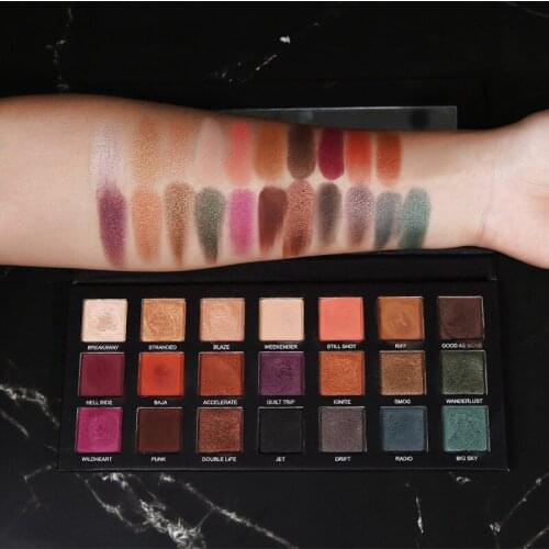 21 Color Eyeshadow Palette Make up Palette Born To Run Eye Shadow Palette Crazy Beauty Eyeshadow Shimmer Bright Color Eye Shadow