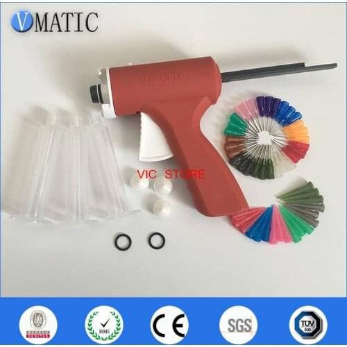 Free Shipping Quality UV Syringe Glue Gun Liquid Optical Clear Adhesive Dispenser Gun For Doming Resin Dispenser Gun 10cc/ml