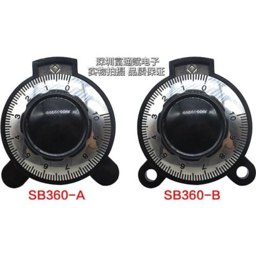 Matching button linear digital knob SB360 potentiometer knob potentiometer hole diameter 6MM