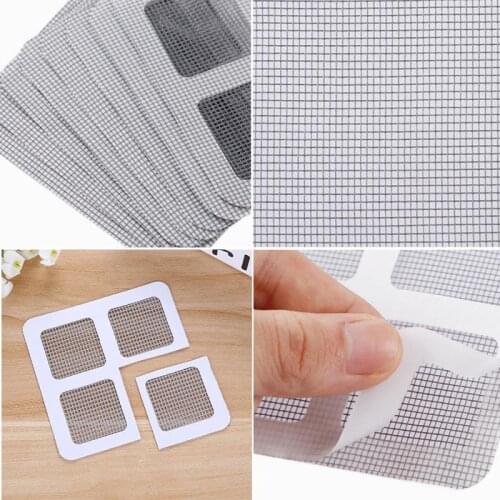 3PCS Fix curtain Net Mesh Window Screen for Home Anti Mosquito Repair Screen Patch Stickers 10*10cm TXTB1