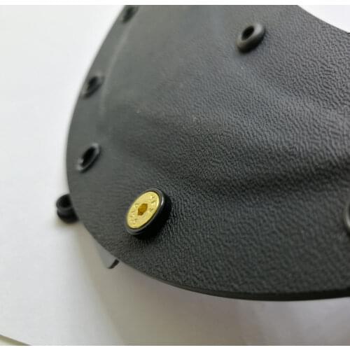 2.7mm Chicago stainless steel screws and gasket used for 1.5mm(0.06") Kydex plank of knife scabbard Holster