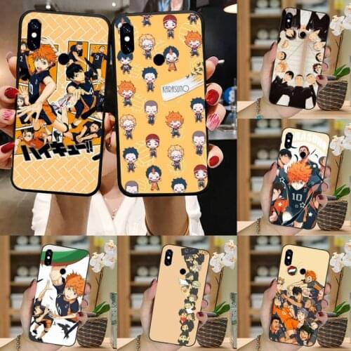 Japan Haikyuu volleyball Anime Phone Case For Xiaomi Redmi Note 4 4x 5 6 7 8 pro S2 PLUS 6A PRO