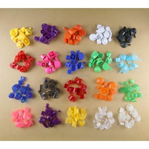1set Analog Stick Cap Buttons Keypads Y X A B Z Buttons for Nintend Gamecube NGC controller Joystick Thumbstick