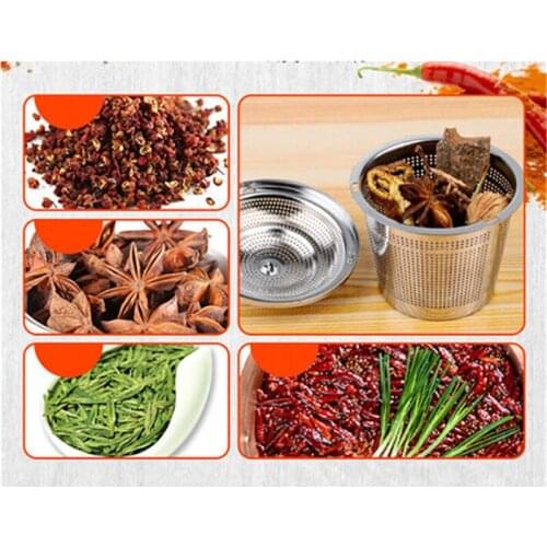 1 PCS New Essential Stainless Steel Ball Tea Infuser Mesh Filter Strainer w/hook Loose Tea Leaf Spice Home Kitchen Accessories